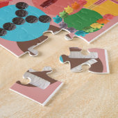 Snoep Alphabet Puzzle - Leer de ABC's Legpuzzel (Zijkant)