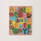 Snoep Alphabet Puzzle - Leer de ABC's Legpuzzel (Verticaal)