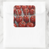 Snoep appels in Fantasyland Vierkante Sticker (Tas)