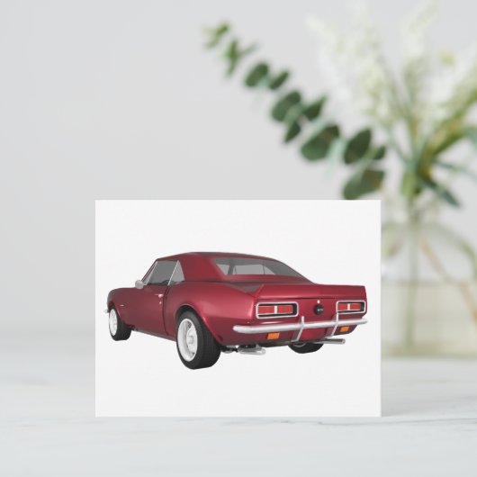 Snoep Apple Camaro SS: 3D-model: Briefkaart (Staand voorkant)