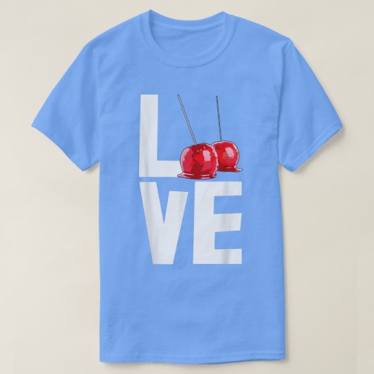 Snoep Apple Love Funny Snoep Dessert Women T-shirt (Design voorkant)