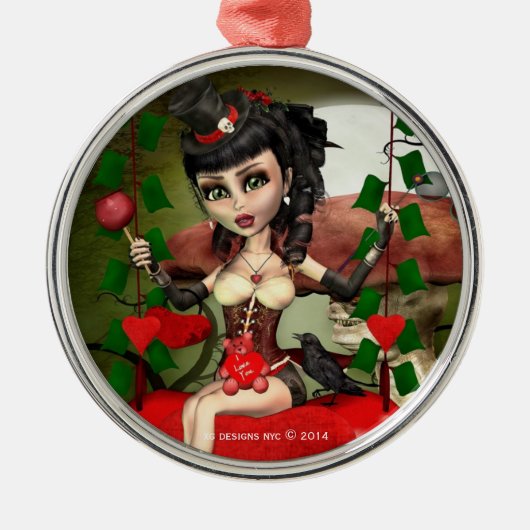 Snoep Apple Love Lolita Premium Silver Ornament (Voorkant)