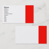 Snoep Apple Red Border Visitekaartje (Voorkant / Achterkant)