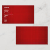 SNOEP APPLE RED GRID ACHTERGROND SJABLOON MATRIX D VISITEKAARTJE (Voorkant / Achterkant)