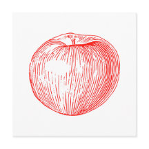 Snoep Apple Red Letterpress Apple