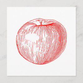 Snoep Apple Red Letterpress Apple