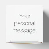 Snoep Apple Red Letterpress Apple Bedankdoosjes (Bovenkant)