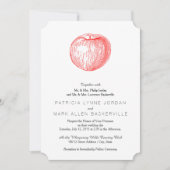 Snoep Apple Red Letterpress Apple Kaart (Voorkant)