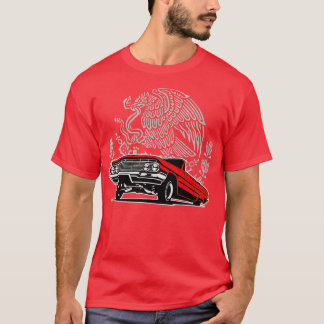Snoep Apple Red Lowrider 64 OG Mexican Eagle Cholo T-shirt