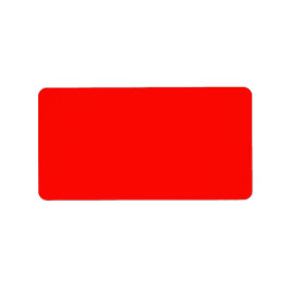 Snoep Apple Red Solid Color Etiket
