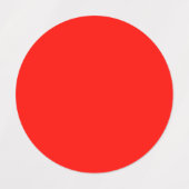 Snoep Apple Red Solid Color Labels (Design 1)