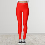 Snoep Apple Red Solid Color Leggings<br><div class="desc">Snoep Apple Red Solid Color</div>