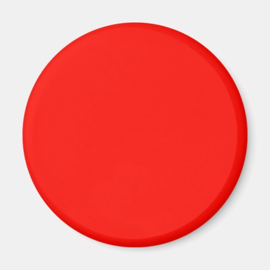 Snoep Apple Red Solid Color Magneet (Voorkant)