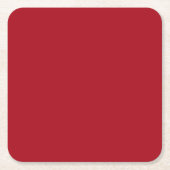 Snoep Apple Rode Herfst Herfst Seizoen Effen Kleur Kartonnen Onderzetters (Voorkant)