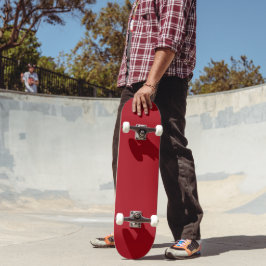 Snoep Apple Rode Herfst Herfst Seizoen Effen Kleur Persoonlijk Skateboard