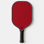 Snoep Apple Rode Herfst Herfst Seizoen Effen Kleur Pickleball Paddle (Achterkant)