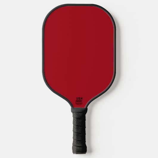 Snoep Apple Rode Herfst Herfst Seizoen Effen Kleur Pickleball Paddle (Voorkant)