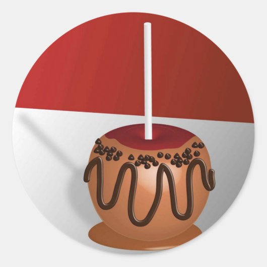 Snoep Apple Ronde Sticker (Voorkant)