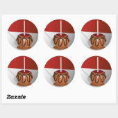 Snoep Apple Ronde Sticker (Vel)