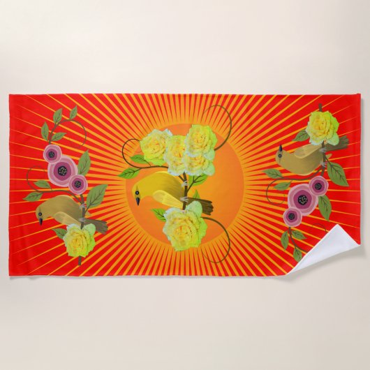 Snoep Apple Sunshine & Dew Druppels Strandlaken (Voorkant)