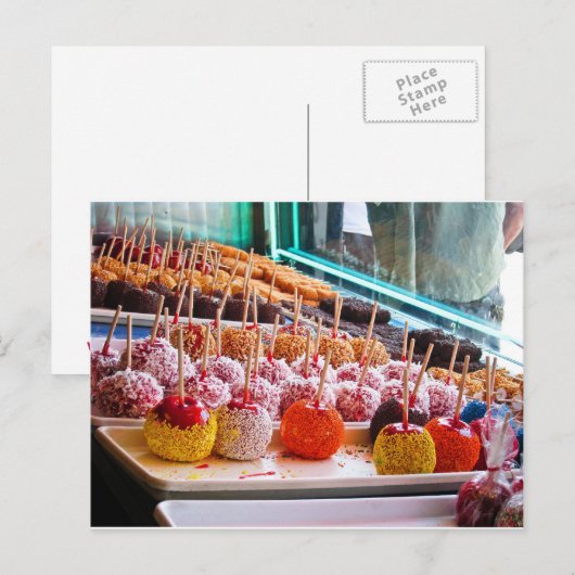 Snoep Apples - Coney Island, NYC Briefkaart (Voorkant / Achterkant)
