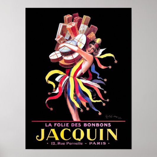 Snoep Art Nouveau door Cappiello Poster (Voorkant)