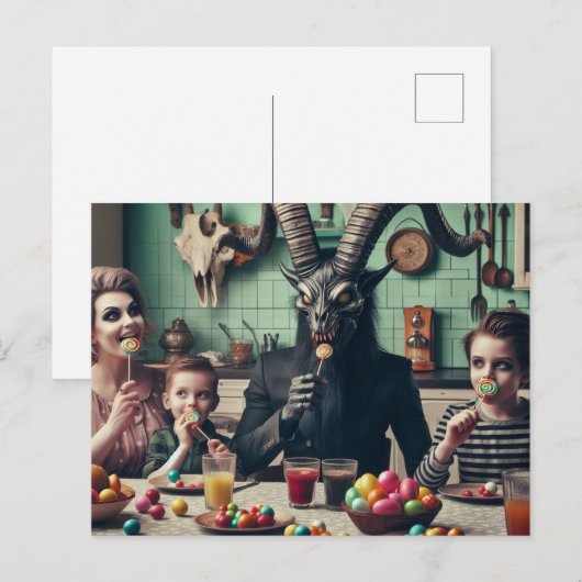  Snoep Avondmaal Occult Briefkaart (Voorkant / Achterkant)