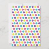 Snoep Baby shower Uitnodiging (Achterkant)