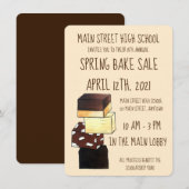 Snoep bakkersverkoop van suikerwaren kaart (Voorkant / Achterkant)