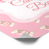 Snoep balk Roze lipops Poster (Hoek)