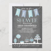 Snoep balk | Uitnodiging tot Baby shower (Voorkant)