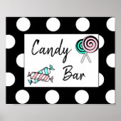 Snoep Band of Baby shower Poster (Voorkant)