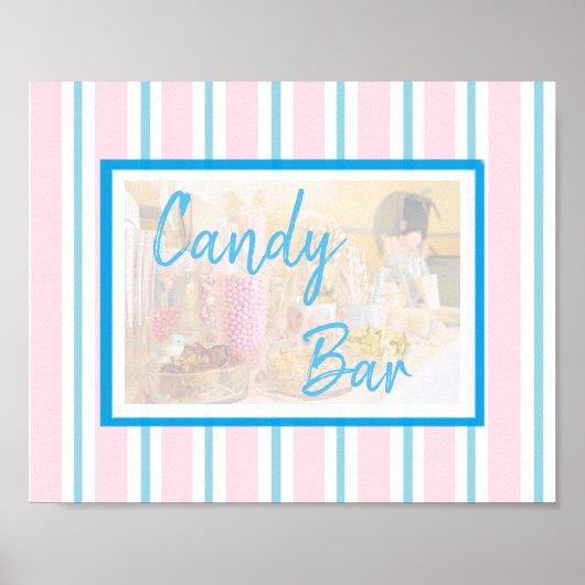 Snoep Band of Baby shower Poster (Voorkant)