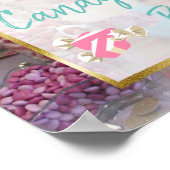 Snoep Band of Baby shower Poster (Hoek)