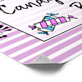 Snoep Band of Baby shower Poster (Hoek)