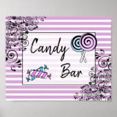 Snoep Band of Baby shower Poster (Voorkant)