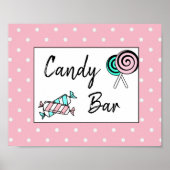 Snoep Band of Baby shower Poster (Voorkant)