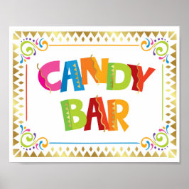 SNOEP BAR Fiesta Party Sign Print