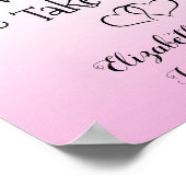 Snoep Bar roze en Black Love is Sweet Poster (Hoek)