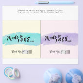 Snoep bar wrapper Adult jarig verjaard Flyer (Enkel)