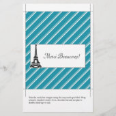 Snoep Bar Wrapper | Dank u wel Flyer (Voorkant)