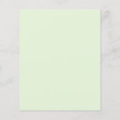 Snoep Bar Wrapper Favor - groene leeuw Flyer (Achterkant)