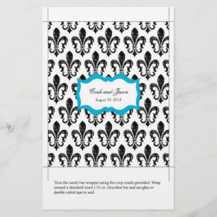 Snoep Bar Wrapper   New Orleans Turquoise Flyer