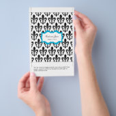 Snoep Bar Wrapper | New Orleans Turquoise Flyer (Hand)