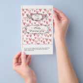 Snoep Bar Wrapper | VALENTIJNSDAG Flyer (Hand)