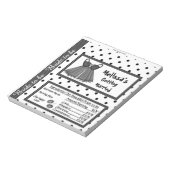 Snoep Bar Wrapper Vrijgezellenfeest Party Favors Notitieblok (Linkerzijde)