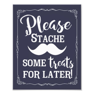 snoep bar, zoete bar, partij-gunst teken bruiloft foto afdruk