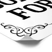 snoep bar zoete tafelbord tint zwarte kleur poster (Hoek)