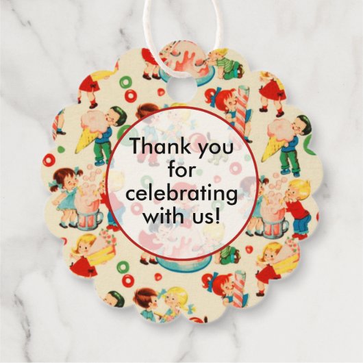 Snoep Bedankjes Labels (Achterkant)