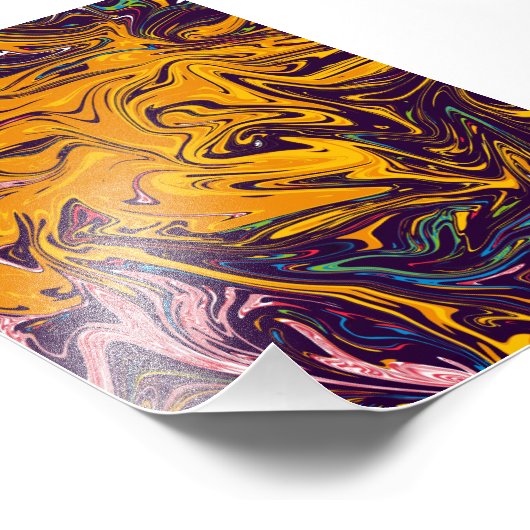 Snoep | Beste Abstracte verf Foto Afdruk (Hoek)